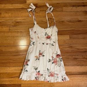Like new white floral dress